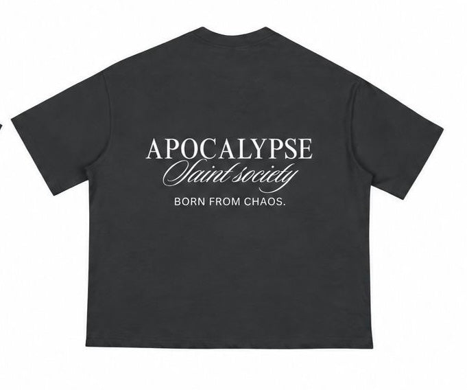 APOCALYPSE Born From Chaos T-Shirt : Jet Black Edition